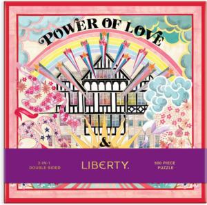 Liberty - Power of Love Double Sided Puzzle Quotes & Inspirational Shaped Pieces By Galison