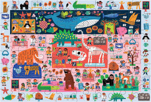Natural History Museum Search & Find Puzzle Children's Cartoon By Mudpuppy