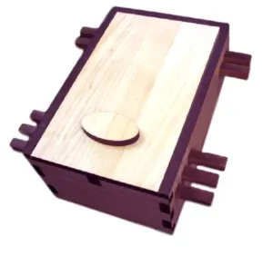 Pueblo Secret Lock Puzzle Box By Creative Crafthouse