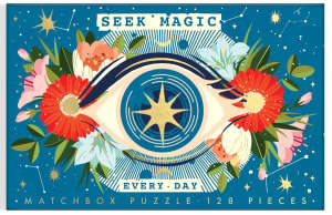 Seek Magic Every Day Matchbox Puzzle Quotes & Inspirational By Galison
