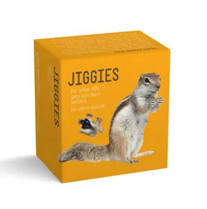Squirrel Jiggie Mini Puzzle Animals By Gibbs Smith