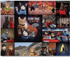 Star Trek Cats Pop Culture Cartoon By Chronicle Books