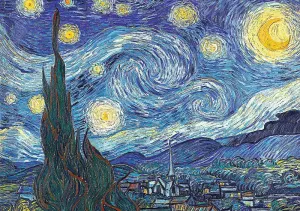 The Starry Night Landscape By Trefl