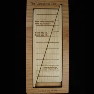 Vanishing Line Math Illusion Puzzle By Creative Crafthouse
