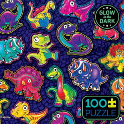 Dinosaur Sticker Collage Glow Dinosaurs