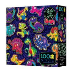 Dinosaur Sticker Collage Glow Dinosaurs