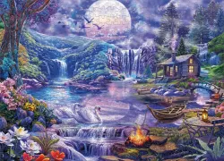 Swan Lake Romance (Steve Sundram) Landscape