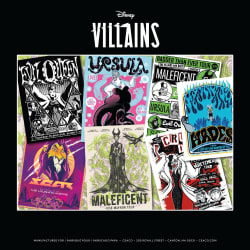 Disney Villains Gig Posters Collage