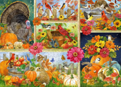 Autumnal Collage Flower & Garden