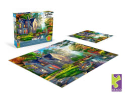 Gothic Fishing Lodge Landscape