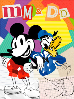 Disney Little Mickey and Donald Posters Disney
