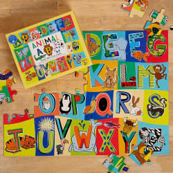 Animal Abcs Floor Puzzle Educational