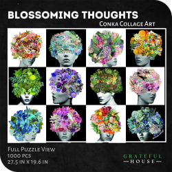 Blossoming Thoughts by Conka Collage People