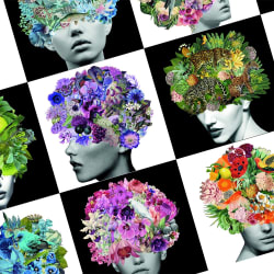 Blossoming Thoughts by Conka Collage People