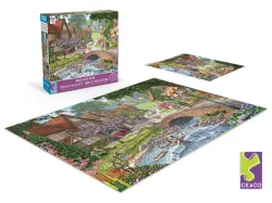 Summer Village Stream Countryside