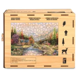 Wood Puzzle: TK - Sierra Paradise-Whimsy Pieces Landscape