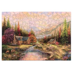 Wood Puzzle: TK - Sierra Paradise-Whimsy Pieces Landscape