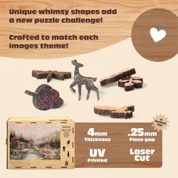Wood Puzzle: Sierra Paradise - Whimsy Pieces Flower & Garden
