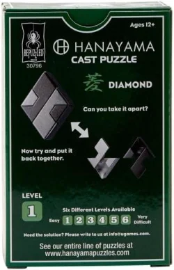 Diamond Hanayama Cast Puzzle
