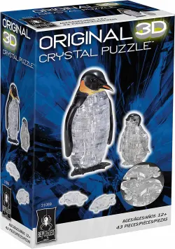 Penguin and Baby Original 3D Crystal Puzzle Birds