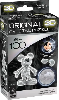 Disney Platinum Mickey Mouse  3D Crystal Puzzle Disney