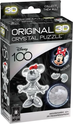 Disney Platinum Minnie Mouse 3D Crystal Puzzle Disney
