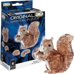 Squirrel 3D Crystal Puzzle Forest Animal