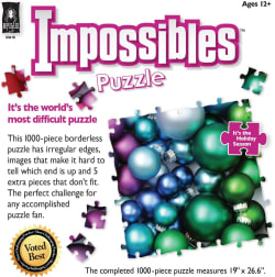 Impossibles Puzzle Holiday Season Christmas