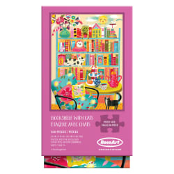 Vertical Visions - Bookshelf With Cats Cats