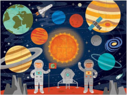 Floor Puzzle Outer Space Space