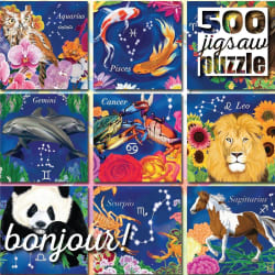 Botanical Zodiac Collage