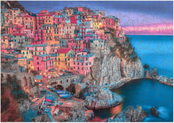 Wood Puzzle: Cinque Terre &ndash; Whimsy Pieces Travel