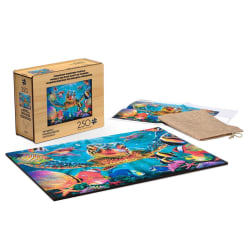 Wood Puzzle: Tiny Bubbles Flower & Garden