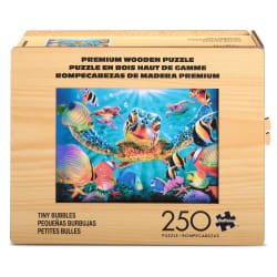 Wood Puzzle: Tiny Bubbles Flower & Garden