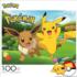 Pokemon - Eevee and Pikachu Pokemon Jigsaw Puzzle