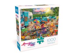 The Family Campsite Summer Jigsaw Puzzle