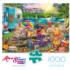 The Family Campsite Summer Jigsaw Puzzle