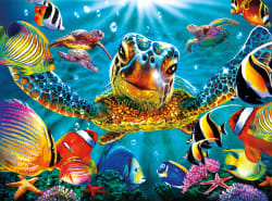 Marine Color: Tiny Bubbles Animals