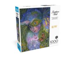 Peacock Goddess Fantasy Glitter / Shimmer / Foil Puzzles