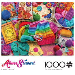 Vintage Knitting Quilting & Crafts