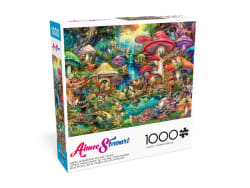 Merry Mushroom Village Picnic Fantasy