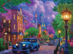 City at Dusk - Scratch and Dent Nostalgic & Retro