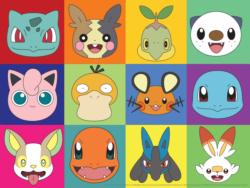 Pokemon Faces Movies & TV Jigsaw Puzzle