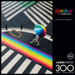 Black White Rainbow Rainbow & Gradient