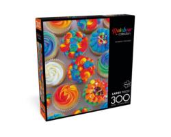 Rainbow Cupcakes Rainbow & Gradient Jigsaw Puzzle