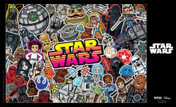 Star Wars Sticker Collage Movies & TV