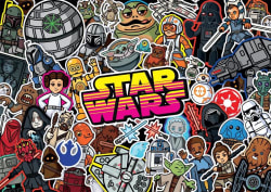 Star Wars Sticker Collage Movies & TV