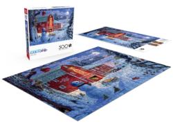 Winter Frolic Countryside Jigsaw Puzzle