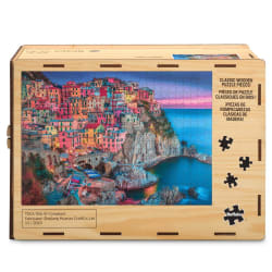 Wood Puzzle: Cinque Terre Travel