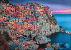 Wood Puzzle: Cinque Terre &ndash; Whimsy Pieces Travel
